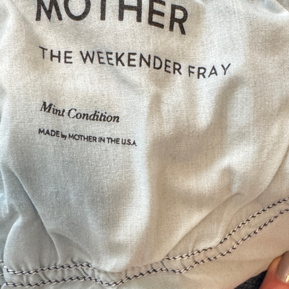 MOTHER Weekender Dark Blue Flare Jeans Size 33 - Picture 4 of 11